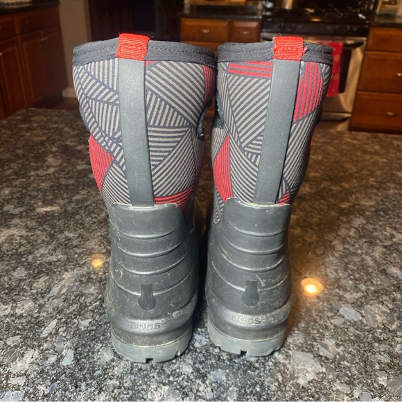 Bogs Neo Classic Geo Handle Rain Boots Youth Kids Size 6 - Picture 9 of 11